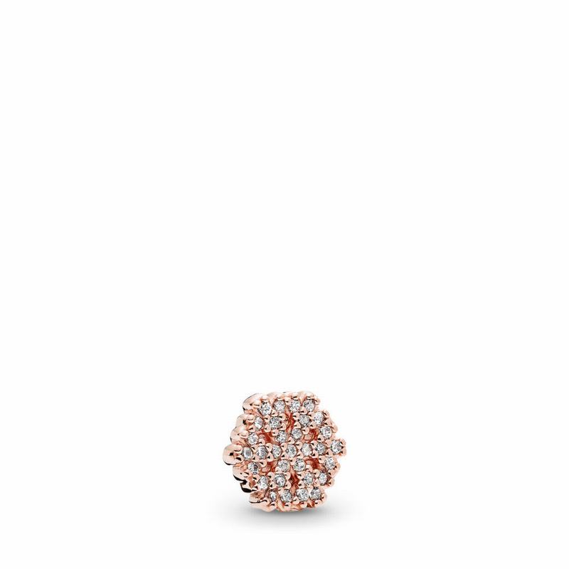 Pandora Rose™ Shimmering Snowflake Petite Locket Charm Outlet NZ (789154-PDF)